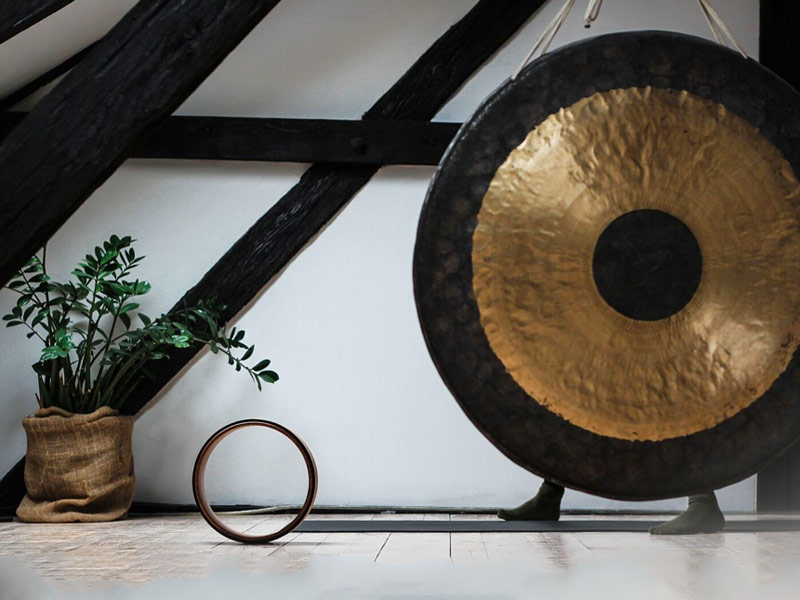 gong, yoga,