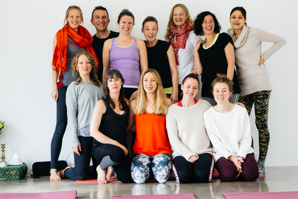 A group picture after Yoga Workshops